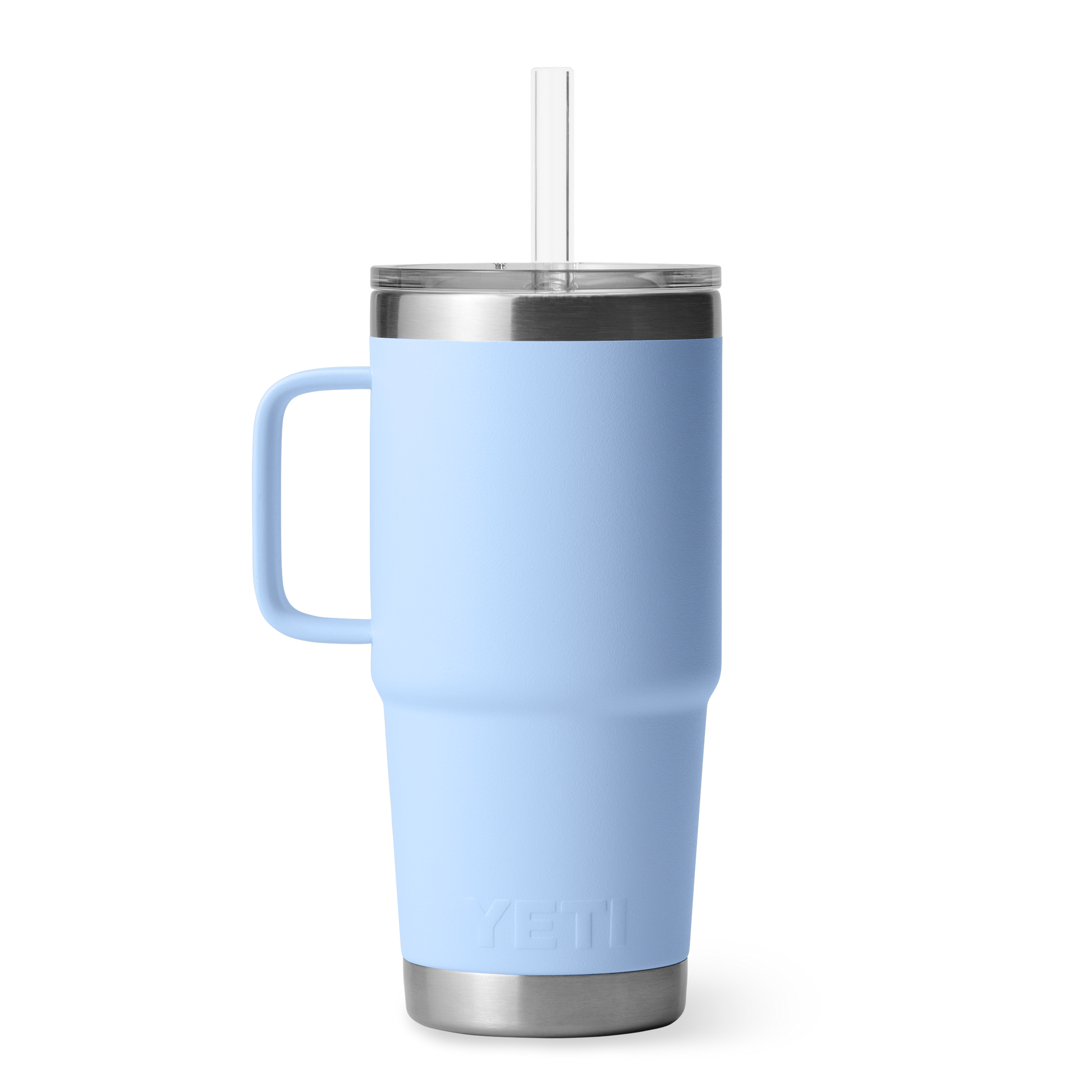 YETI Rambler® Tazza Da 25 oz (710 ml) Con coperchio con cannuccia Big Sky Blue