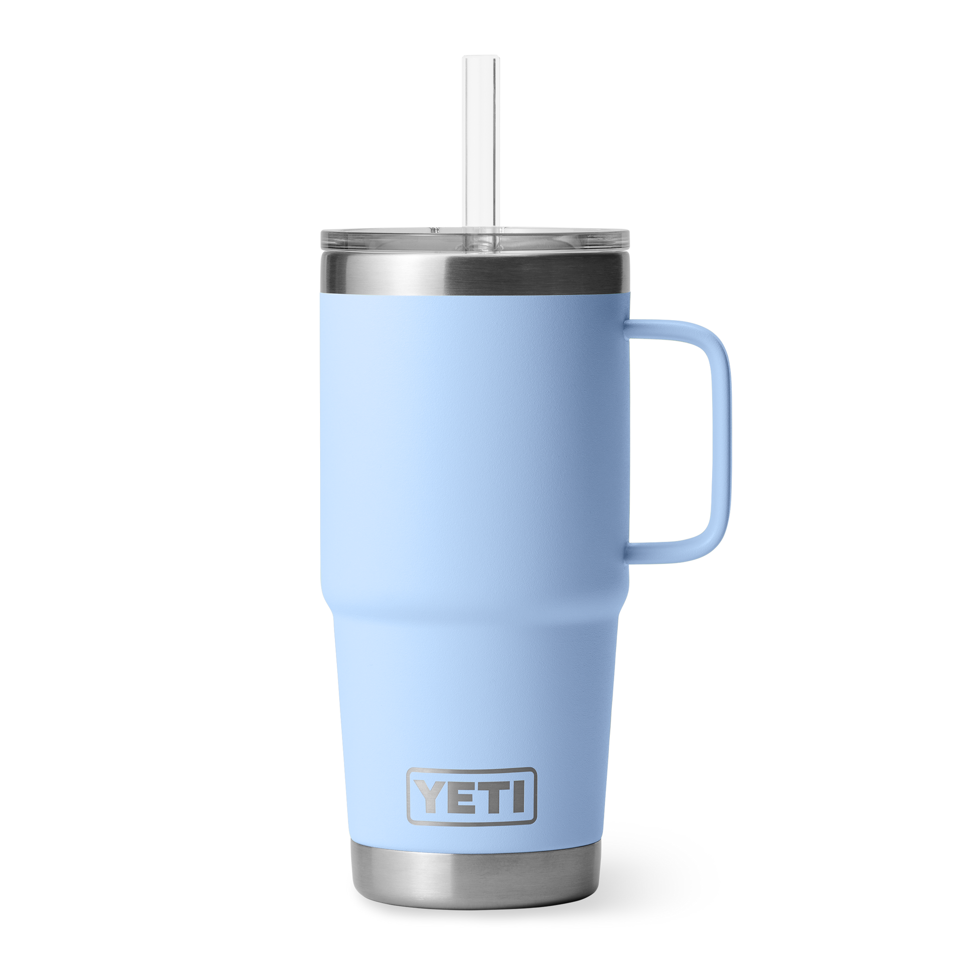 YETI Rambler® Tazza Da 25 oz (710 ml) Con coperchio con cannuccia Big Sky Blue