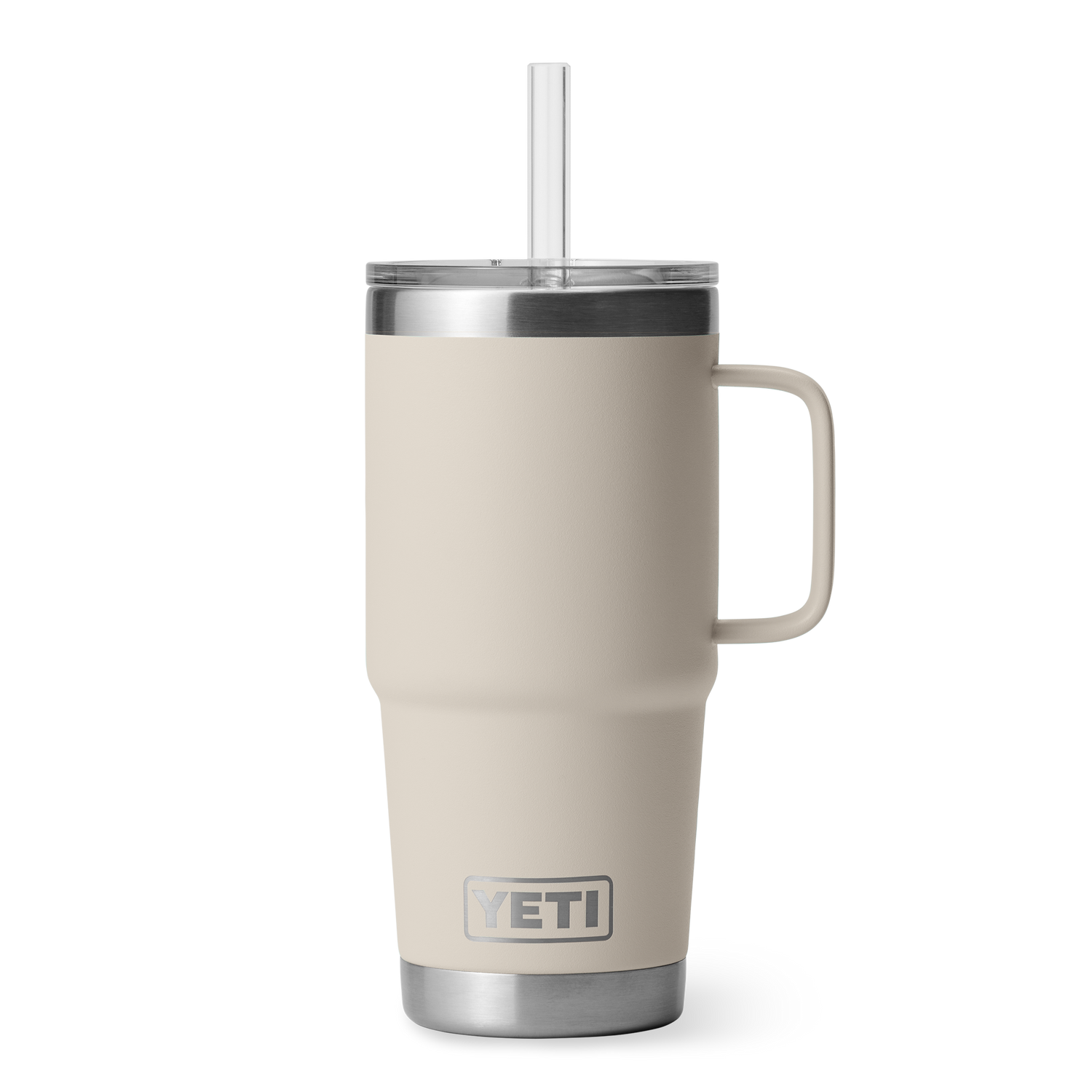 YETI Rambler® Tazza Da 25 oz (710 ml) Con coperchio con cannuccia Cape Taupe