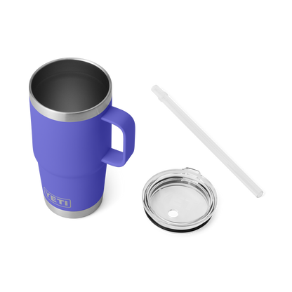 YETI Rambler® Tazza Da 25 oz (710 ml) Con coperchio con cannuccia Ultramarine Violet