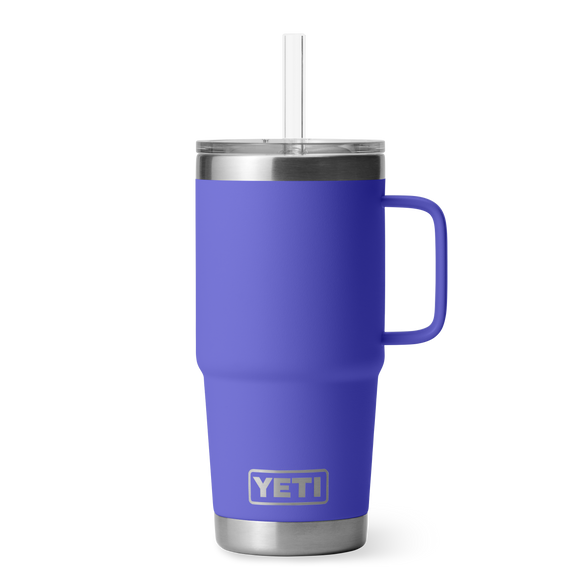 YETI Rambler® Tazza Da 25 oz (710 ml) Con coperchio con cannuccia Ultramarine Violet