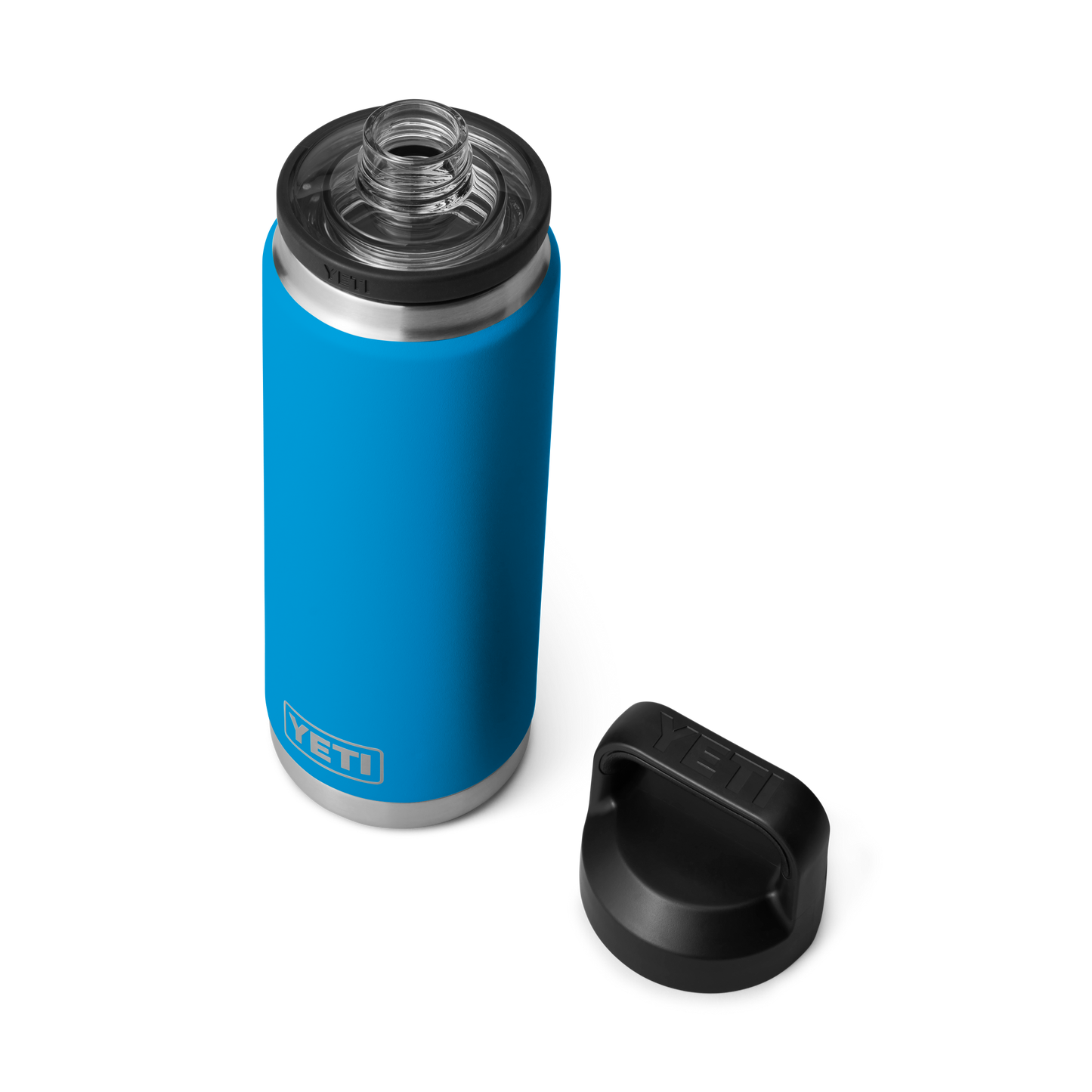 YETI Rambler® Borraccia da 26 oz (760 ml) con tappo Chug Big Wave Blue