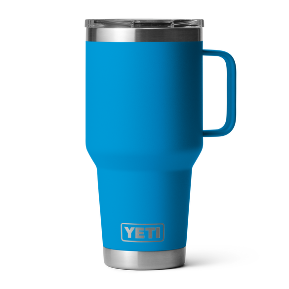 YETI Rambler® Tazza da viaggio da 30 oz (887 ml) Big Wave Blue