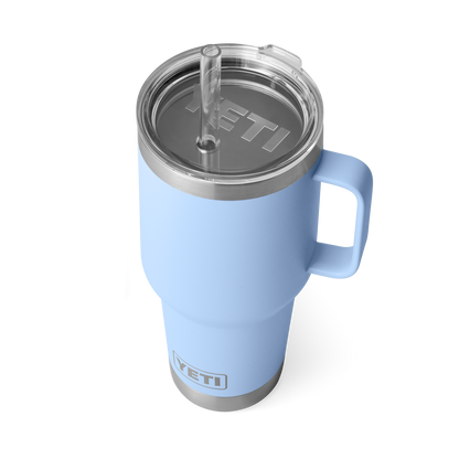 YETI Rambler® Tazza Da 35 oz (994 ml) Con coperchio con cannuccia Big Sky Blue