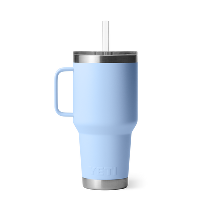YETI Rambler® Tazza Da 35 oz (994 ml) Con coperchio con cannuccia Big Sky Blue