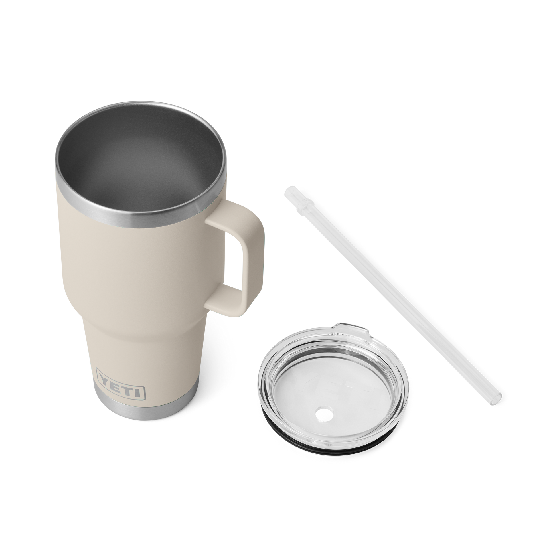 YETI Rambler® Tazza Da 35 oz (994 ml) Con coperchio con cannuccia Cape Taupe