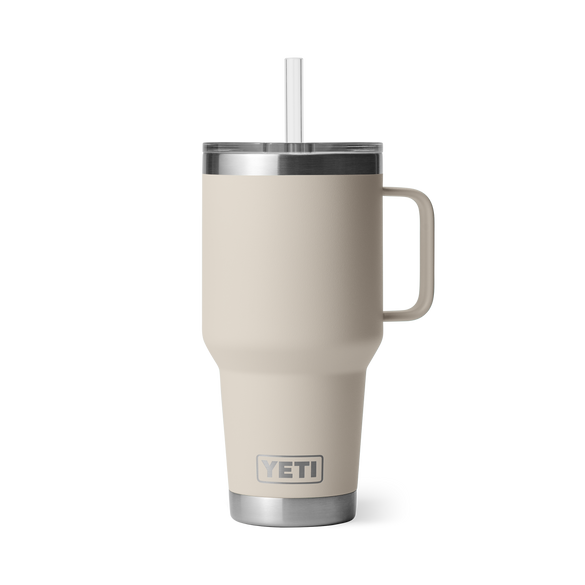 YETI Rambler® Tazza Da 35 oz (994 ml) Con coperchio con cannuccia Cape Taupe