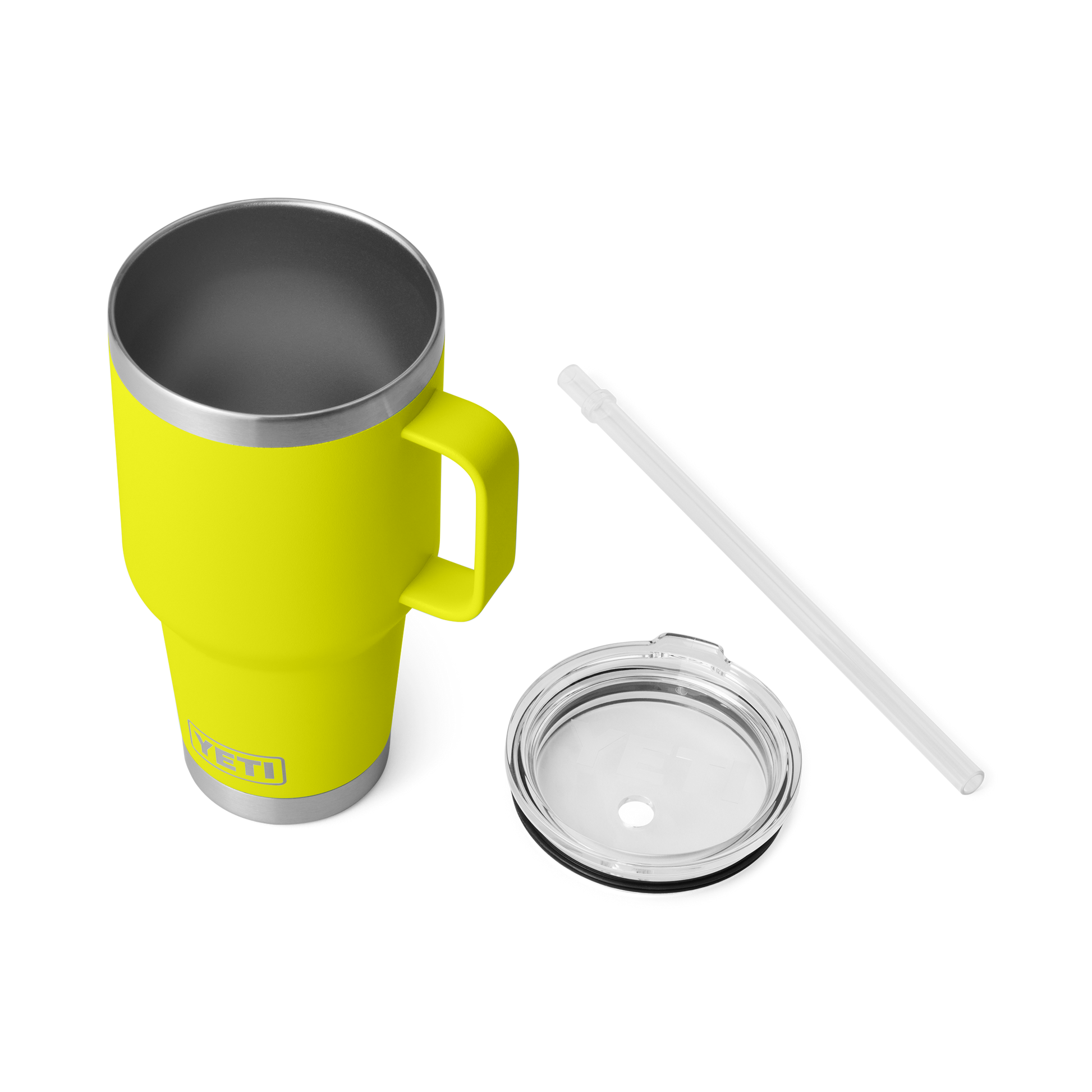 YETI Rambler® Tazza Da 35 oz (994 ml) Con coperchio con cannuccia Firefly Yellow