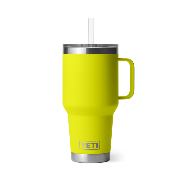 YETI Rambler® Tazza Da 35 oz (994 ml) Con coperchio con cannuccia Firefly Yellow