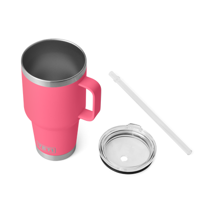 YETI Rambler® Tazza Da 35 oz (994 ml) Con coperchio con cannuccia Tropical Pink