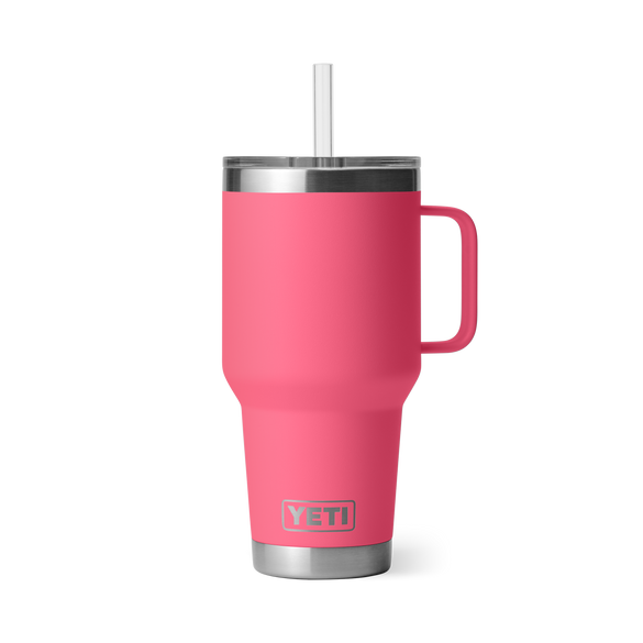 YETI Rambler® Tazza Da 35 oz (994 ml) Con coperchio con cannuccia Tropical Pink