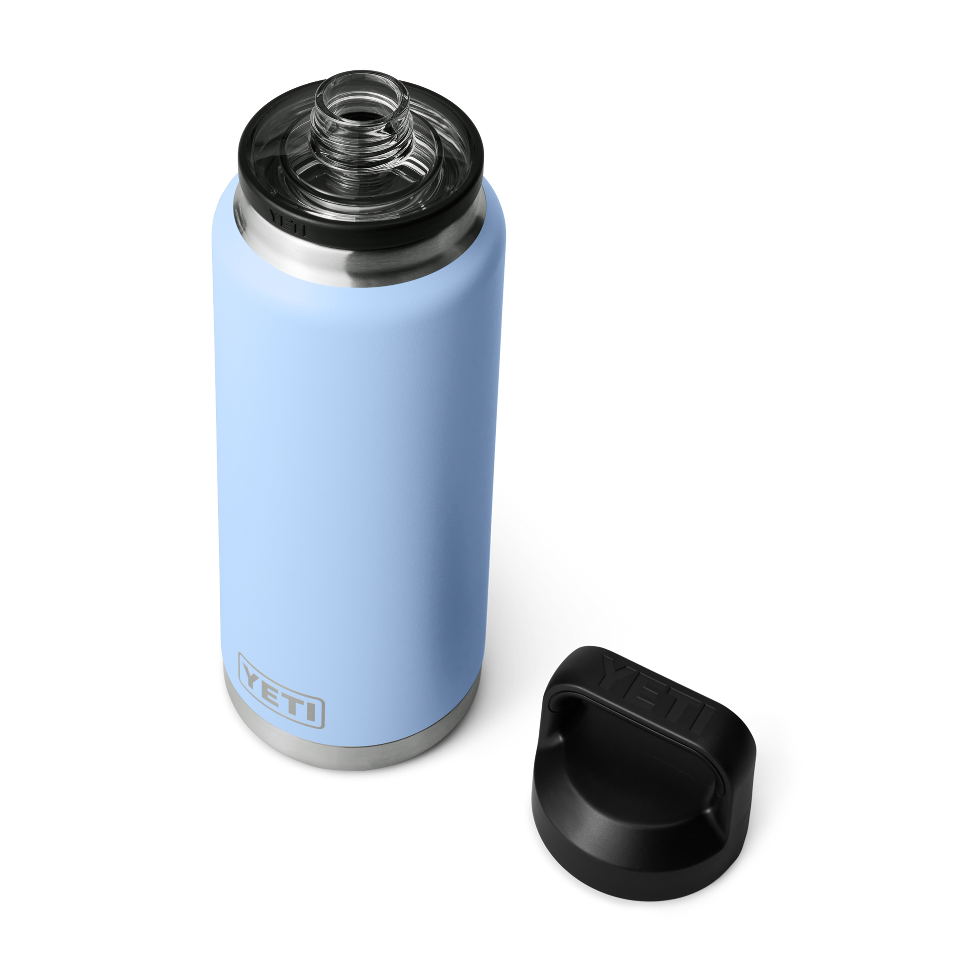 YETI Rambler® Borraccia da 36 oz (1065 ml) con tappo Chug Big Sky Blue