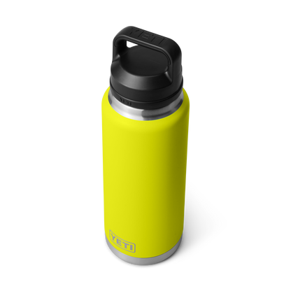 YETI Rambler® Borraccia da 36 oz (1065 ml) con tappo Chug Firefly Yellow