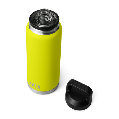 YETI Rambler® Borraccia da 36 oz (1065 ml) con tappo Chug Firefly Yellow