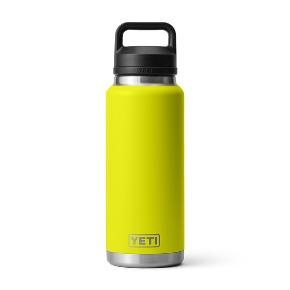 YETI Rambler® Borraccia da 36 oz (1065 ml) con tappo Chug Firefly Yellow