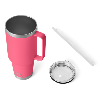 YETI Rambler® Tazza Da 42 oz (1242 ml) Con coperchio con cannuccia Tropical Pink