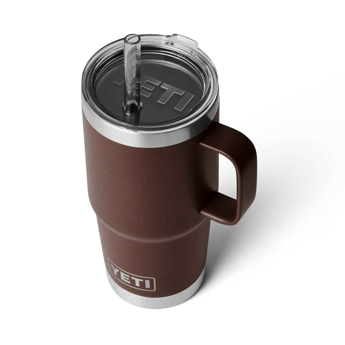 YETI Rambler® Tazza Da 25 oz (710 ml) Con coperchio con cannuccia Wetlands Brown