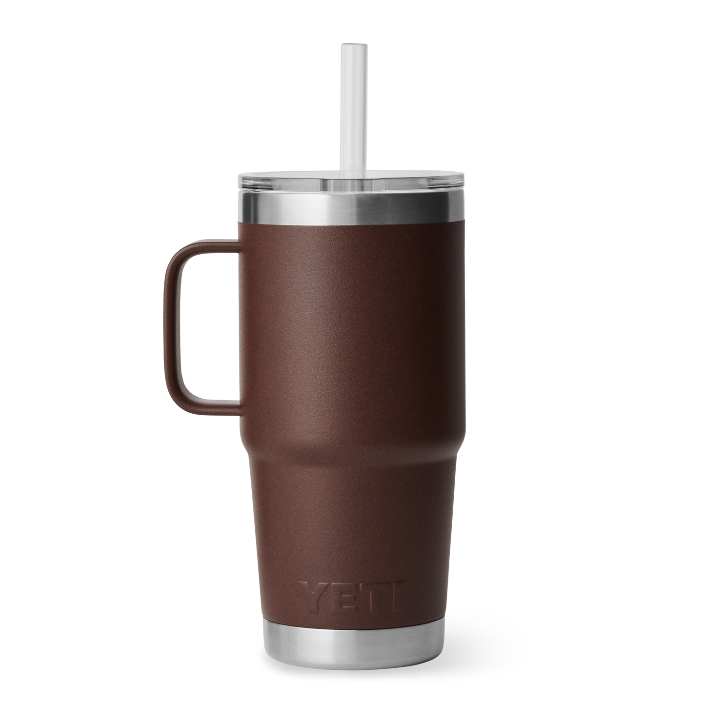 YETI Rambler® Tazza Da 25 oz (710 ml) Con coperchio con cannuccia Wetlands Brown