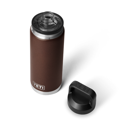 YETI Rambler® Borraccia da 26 oz (760 ml) con tappo Chug Wetlands Brown