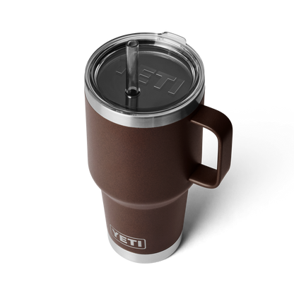 YETI Rambler® Tazza Da 35 oz (994 ml) Con coperchio con cannuccia Wetlands Brown