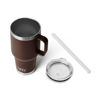 YETI Rambler® Tazza Da 35 oz (994 ml) Con coperchio con cannuccia Wetlands Brown
