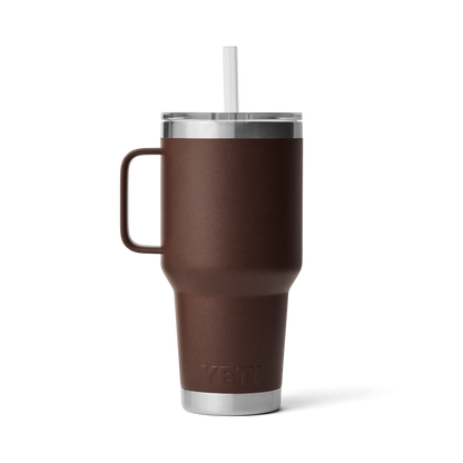 YETI Rambler® Tazza Da 35 oz (994 ml) Con coperchio con cannuccia Wetlands Brown