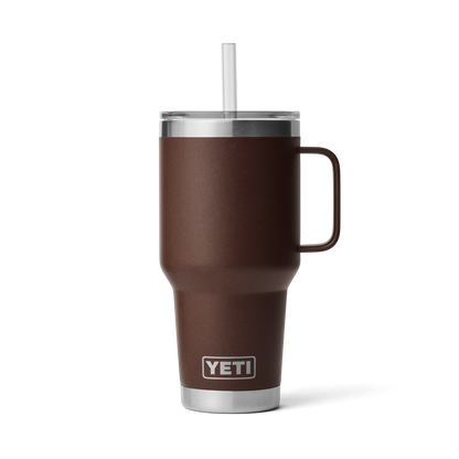YETI Rambler® Tazza Da 35 oz (994 ml) Con coperchio con cannuccia Wetlands Brown