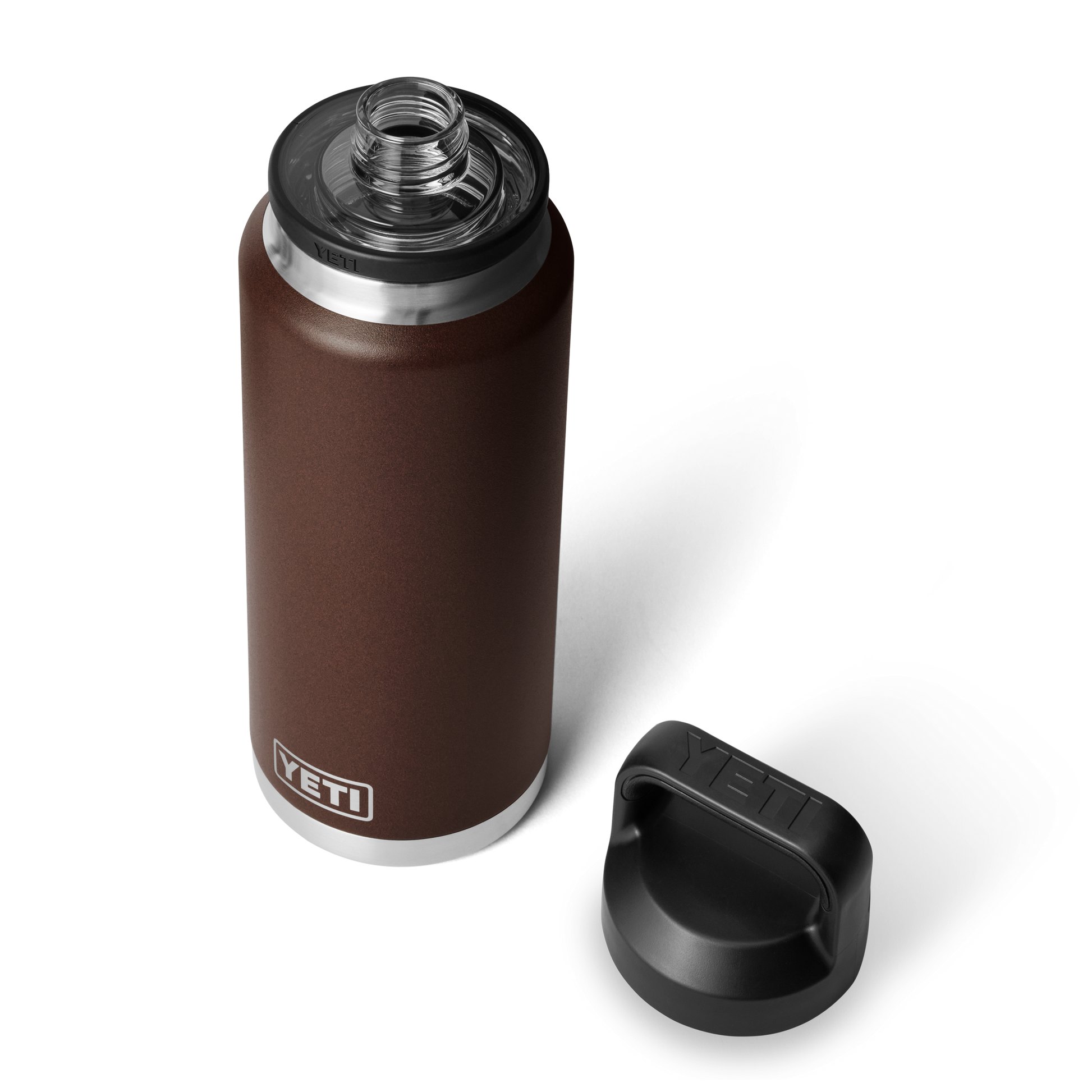YETI Rambler® Borraccia da 36 oz (1065 ml) con tappo Chug Wetlands Brown