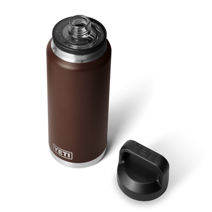 YETI Rambler® Borraccia da 36 oz (1065 ml) con tappo Chug Wetlands Brown