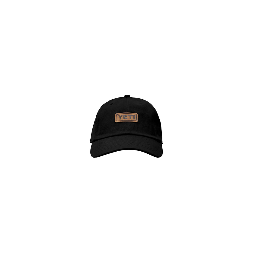 YETI Berretto da baseball in pelle con logo Nero