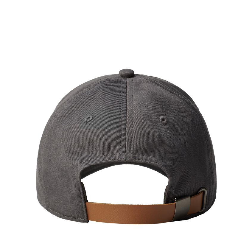 YETI Berretto da baseball in pelle con logo Dark Grey