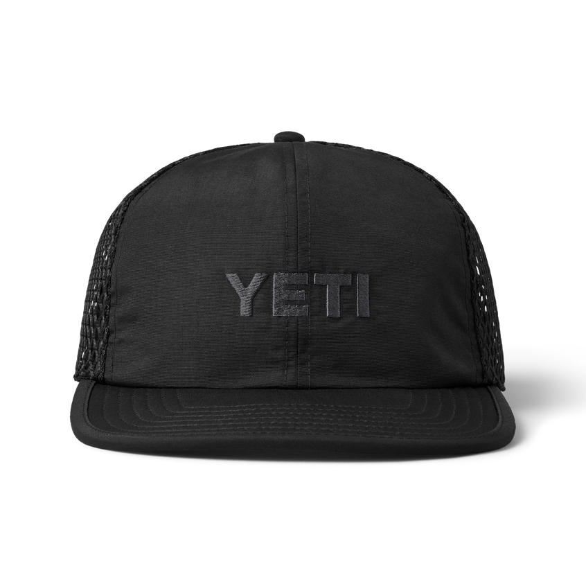 Cappello Performance con logo YETI Nero