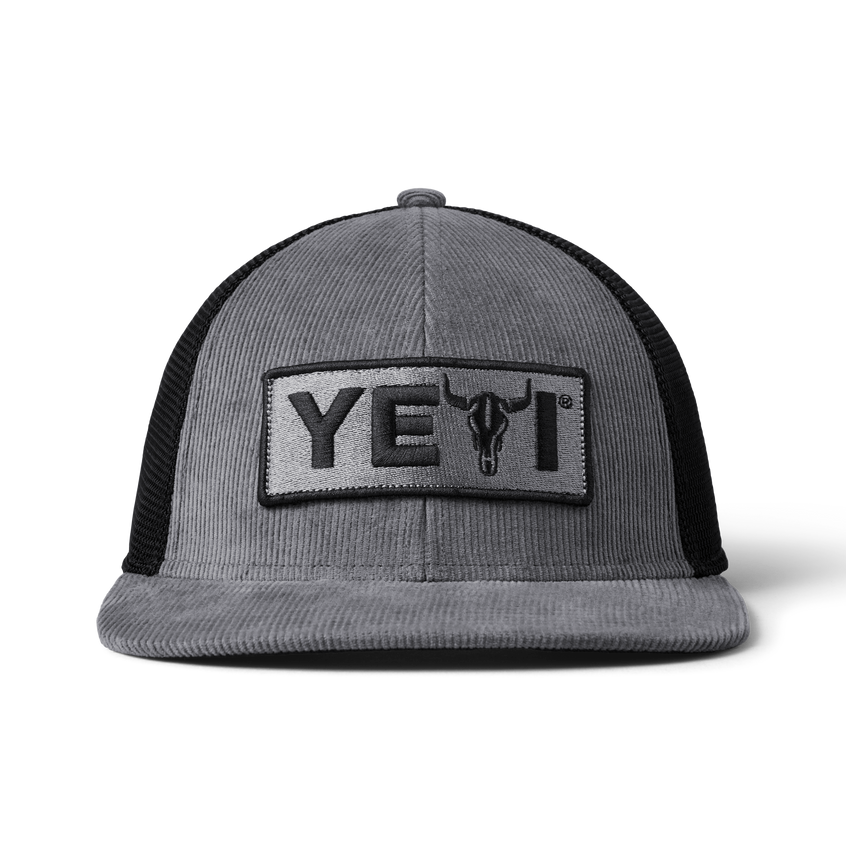 Cappello a tesa piatta Steer YETI Grey