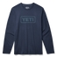 T-shirt a maniche lunghe con logo Badge YETI Navy