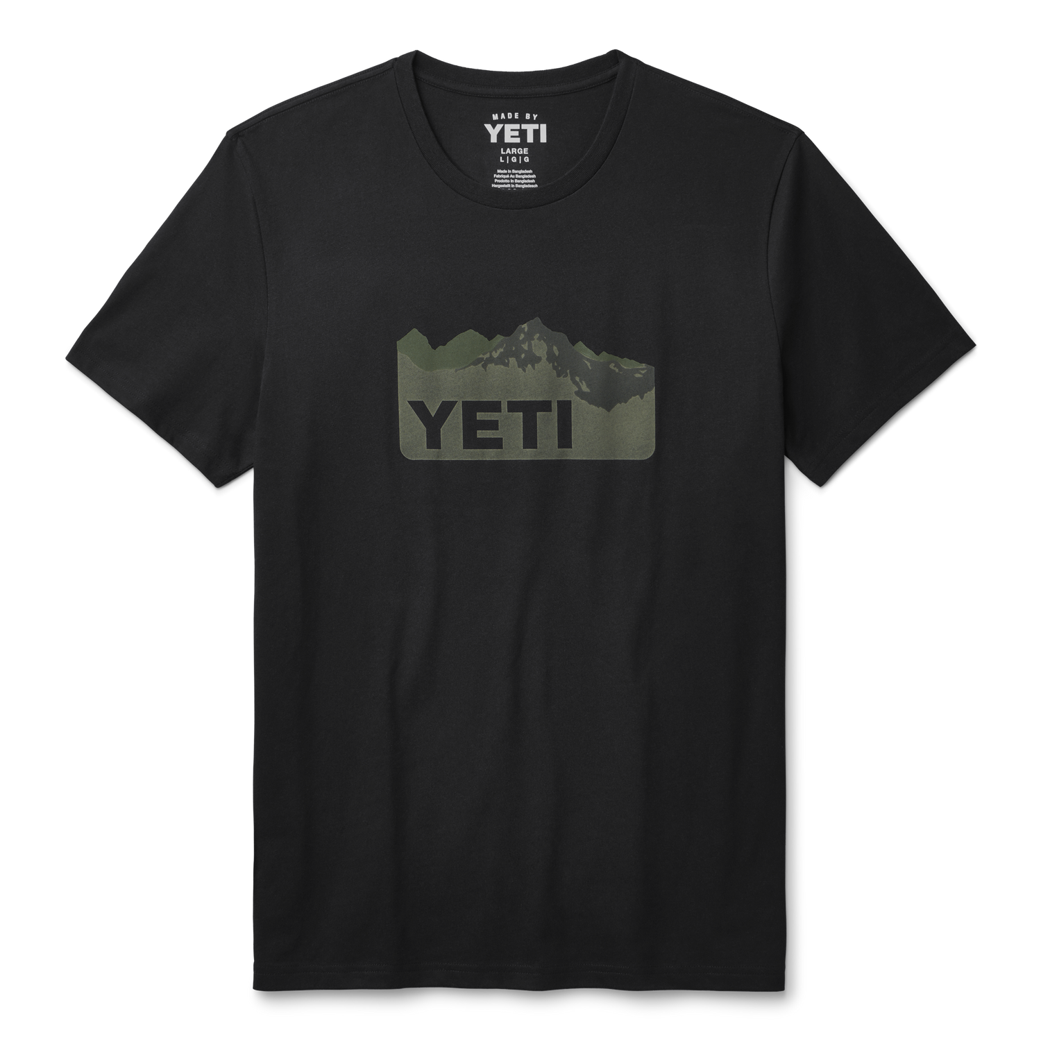 T-shirt a manica corta Terrain YETI Nero