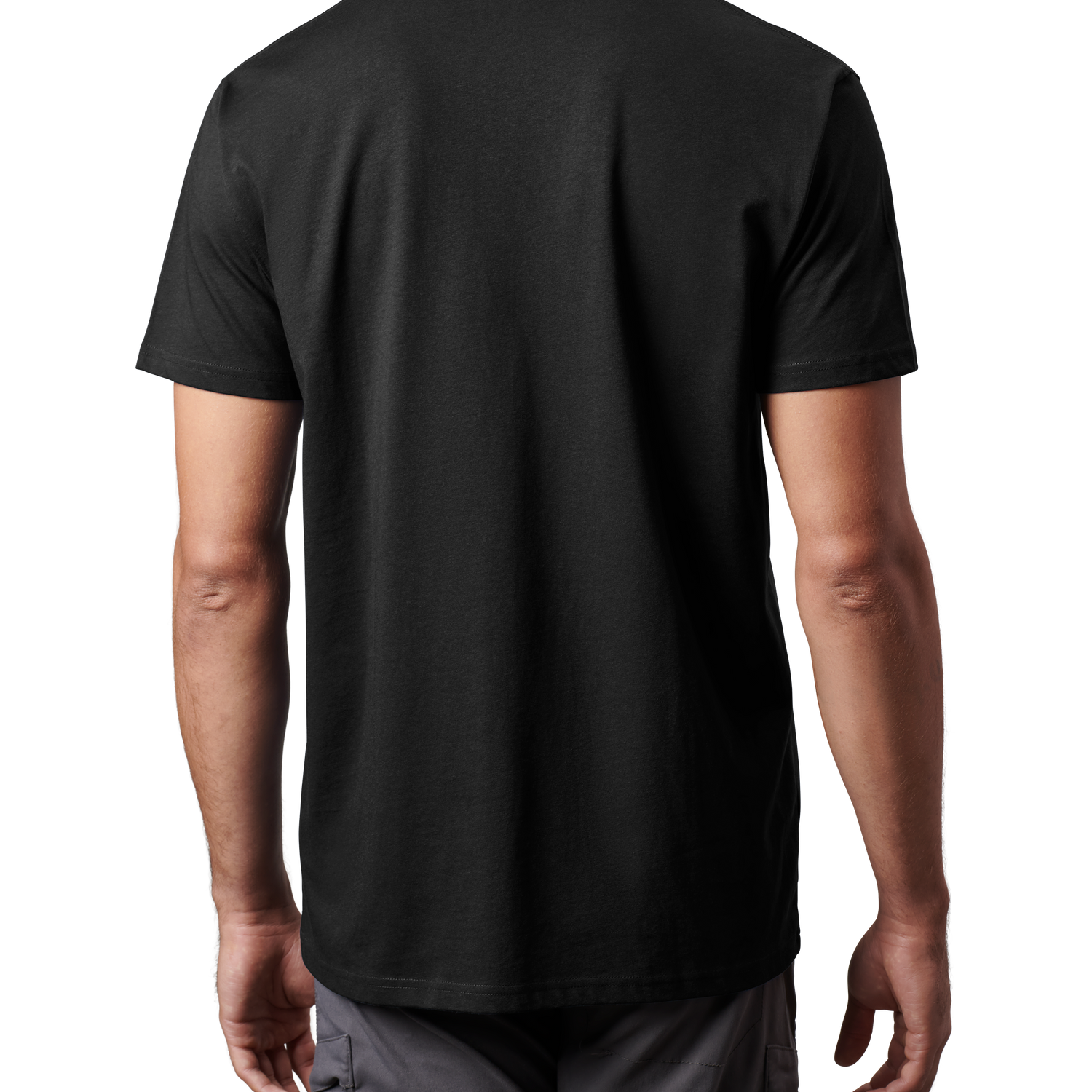 YETI T-shirt Premium a manica corta con tasca Nero