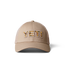 YETI Cappello Trucker logo badge stampa mimetica Khaki