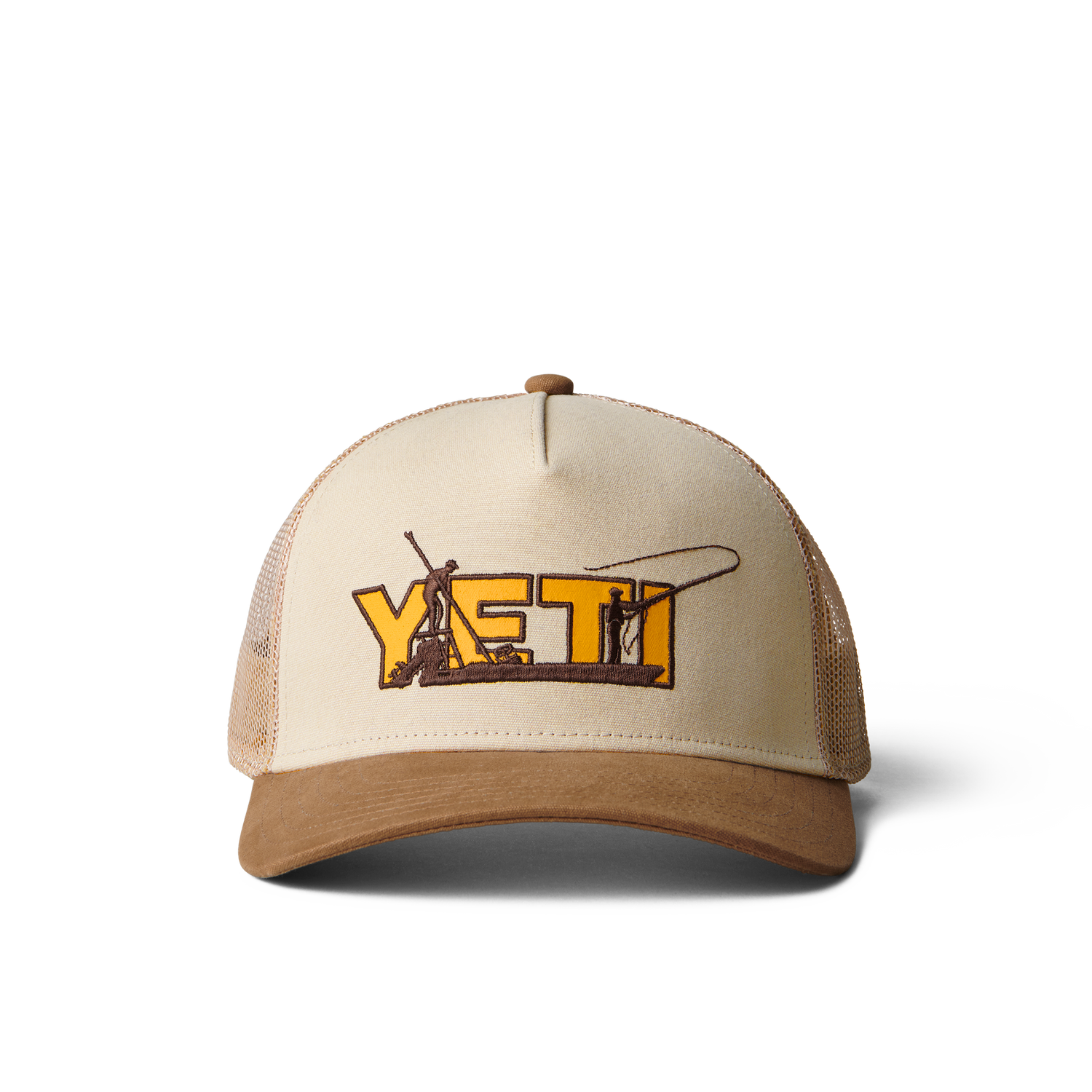 YETI Cappello Skiff Trucker Khaki/Alpine Yellow